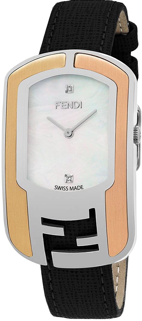 fendi women's chameleon diamond watch